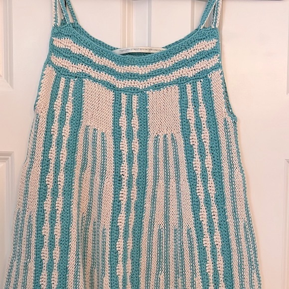 Crochet Linen blend Dress - Picture 6 of 6